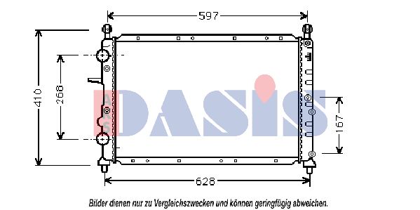 AKS DASIS Radiators, Motora dzesēšanas sistēma 081130N